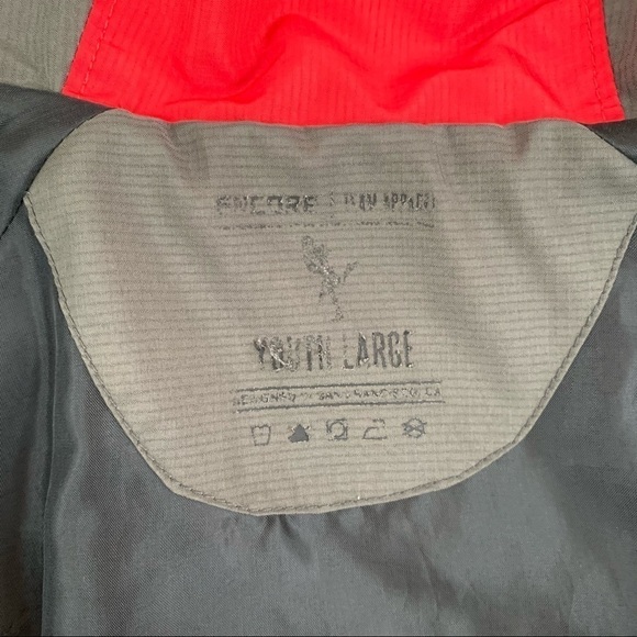 Encore Brand Lacrosse SAMURAI JACKET GREY/RED Size YL - Youth Large - Picture 15 of 15